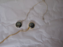 Φόρτωση εικόνας στο εργαλείο προβολής Συλλογής, Agate black goldplated